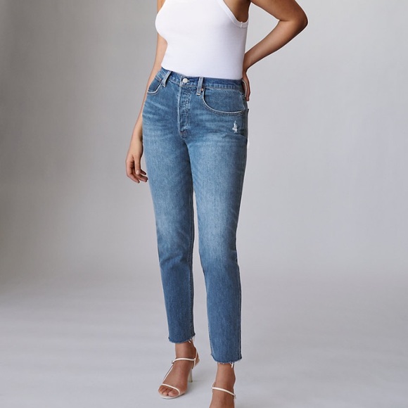 Denim Forum Denim - Aritzia Denim Forum Yoko High Rise Slim W27 28L